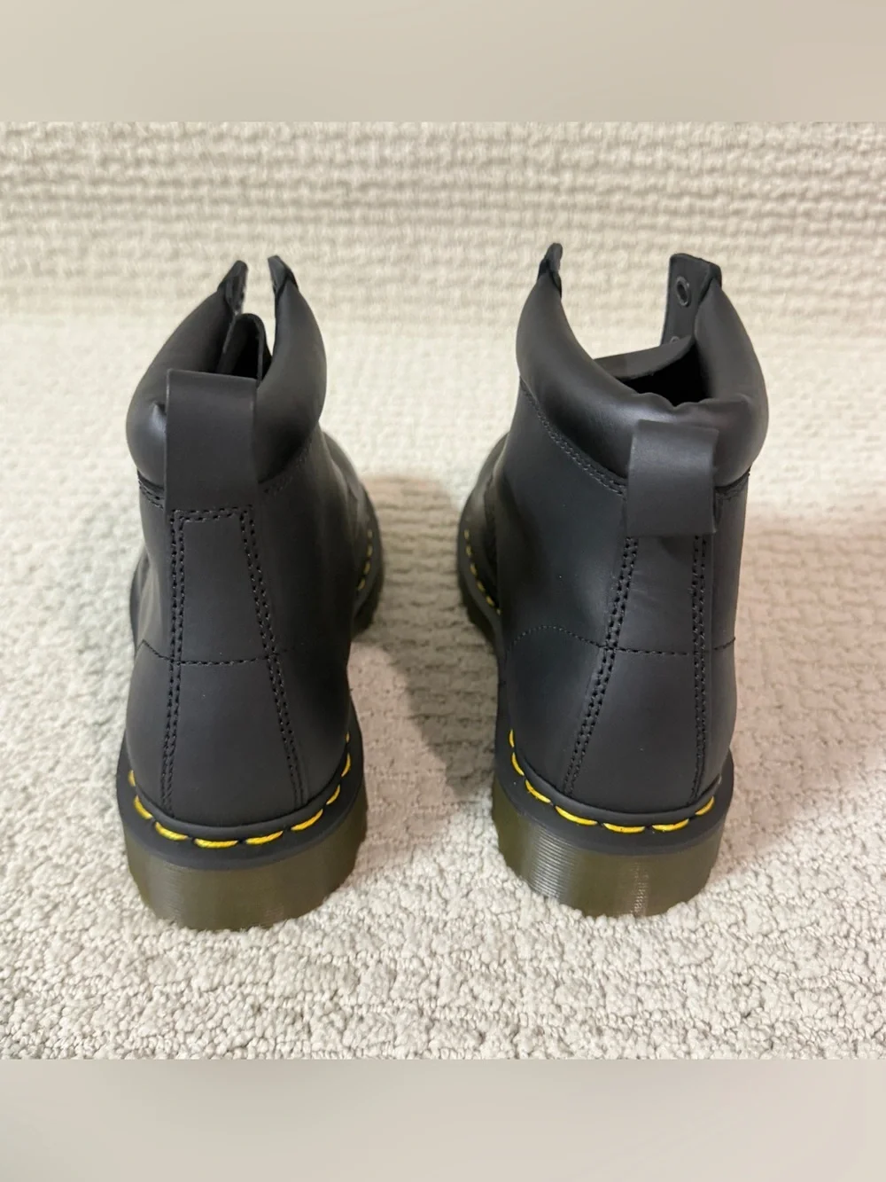 Dr. Martens 939 Ben Boot Black Leather Combat Boots Men's 8 Women's 9 NWOB